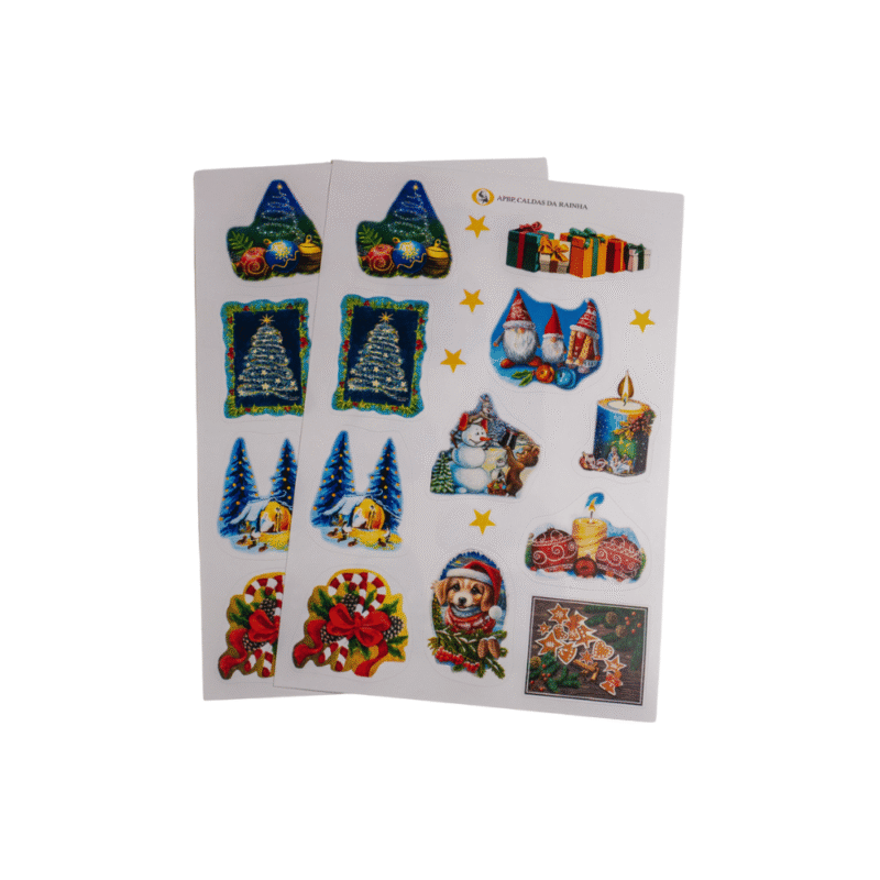 Folha de Autocolantes