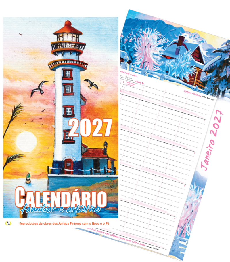 Calendário de Parede 2027